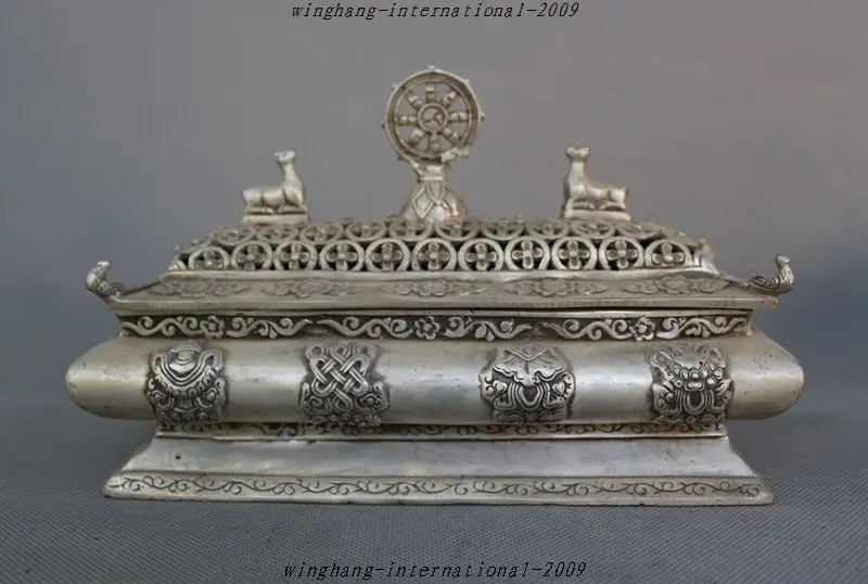 8 treasures. Старинная курильница фарфоровая. Tibet's eight auspicious Treasures. Temple Silver. Global sect statuette Incense Stand.