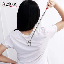 Выдвижная удобная телескопическая чесалка для спины из нержавеющей стали для всего тела, Когтеточка для рук, массажные коготки(цвет в случайном порядке