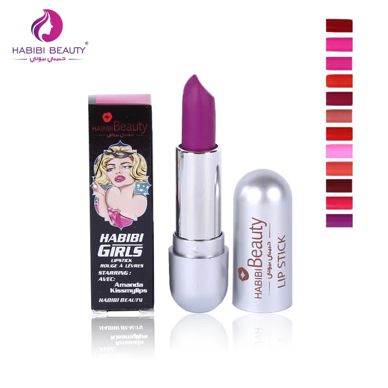 

Habibi Beauty Waterproof Long Lasting Lipstick Cosmetics Matte Lipstick Non-stick Cups Durable Moisturizing Lipstick Makeup