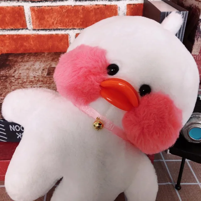 30cm Kawaii LaLafanfan Cafe Duck Plush Toy Cartoon Cute Animal Duck Stuffed Doll Soft Kids Toys Birthday Gift for Children