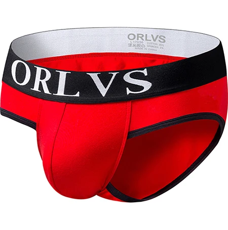 ORLVS 2019 мужские сексуальные трусы брифы для геев хлопковые нижнее белье cueca бикини