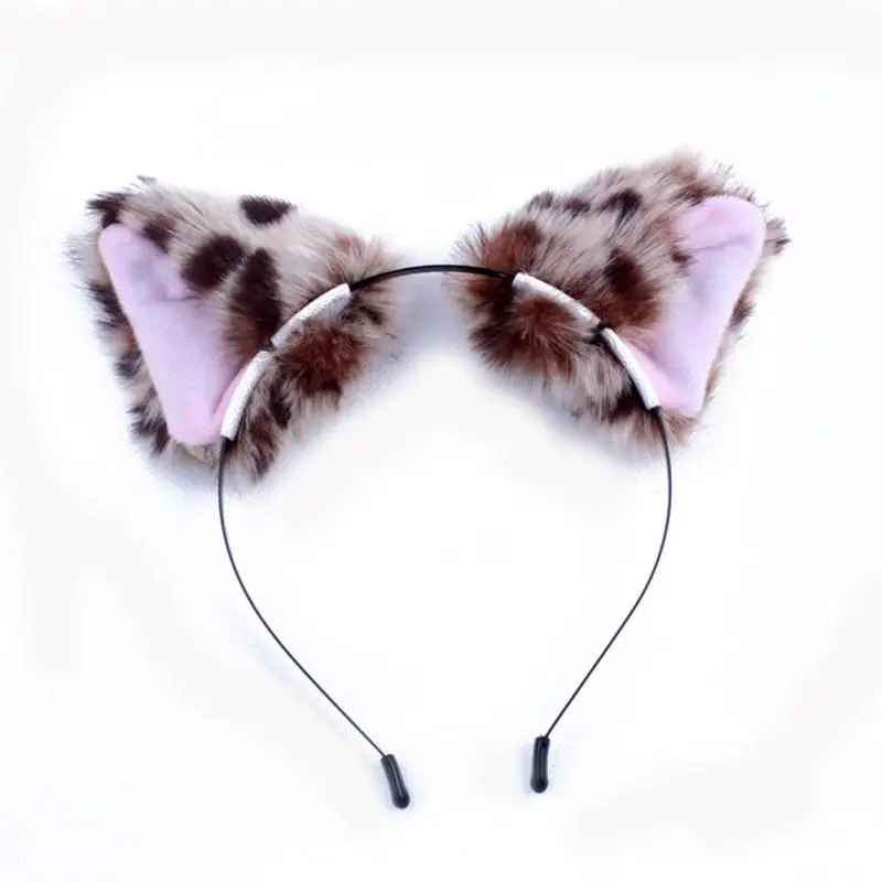 Fox Long Fur Ears Anime Neko Party Costume Hair Headband Cosplay Orecchiette Cat