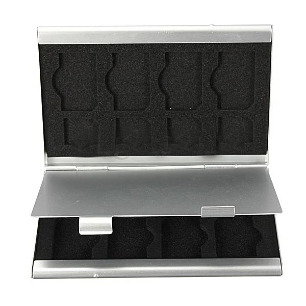 15 in 1 Aluminum SIM Micro SIM Memory Card Card Holder Case Holderin
