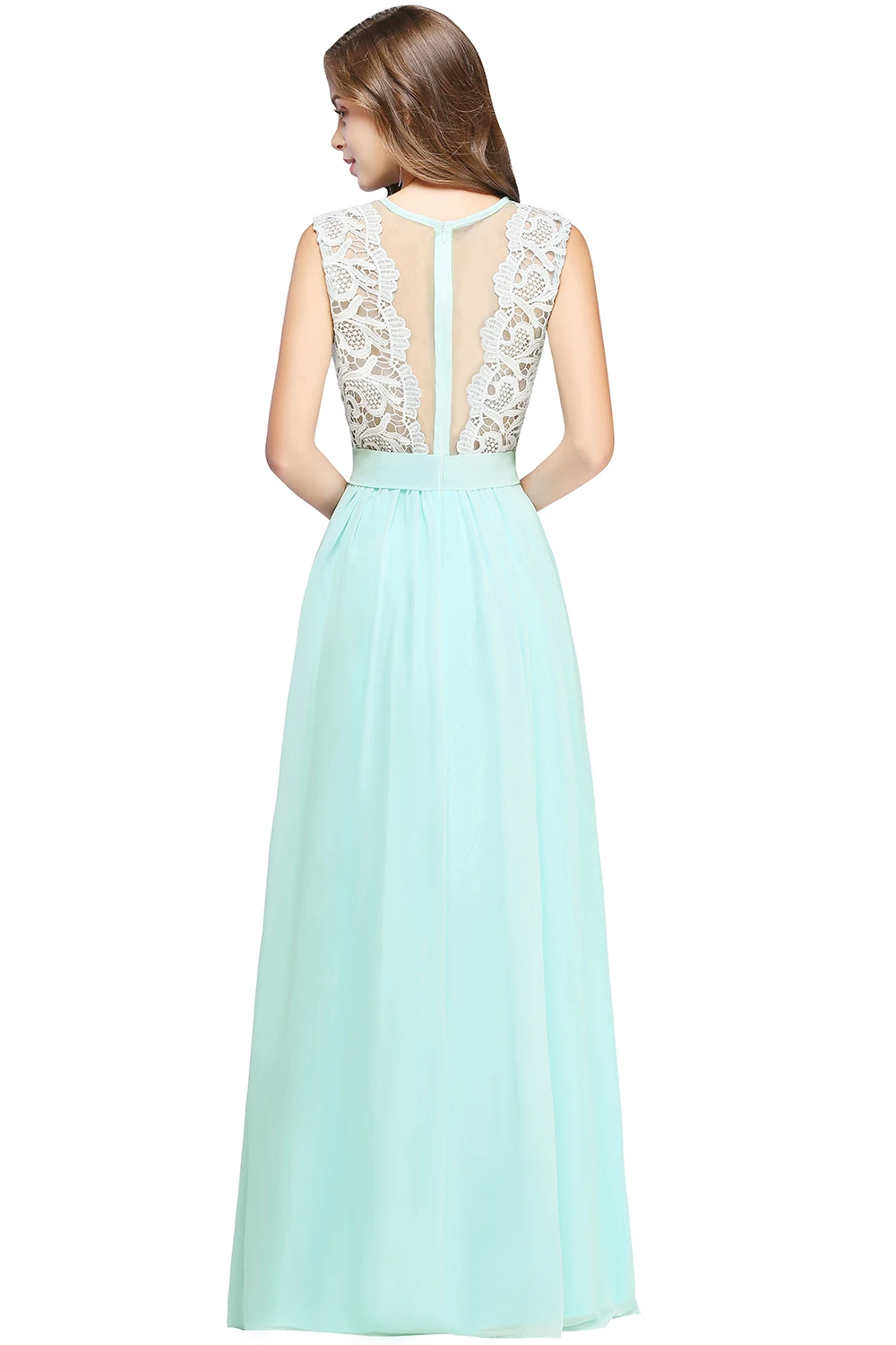 Elegant-Country-Style-Mint-Green-Long-Lace-Pink-Bridesmaid-Dresses-2018-Chiffon-Prom-Dresses-Wedding-Party
