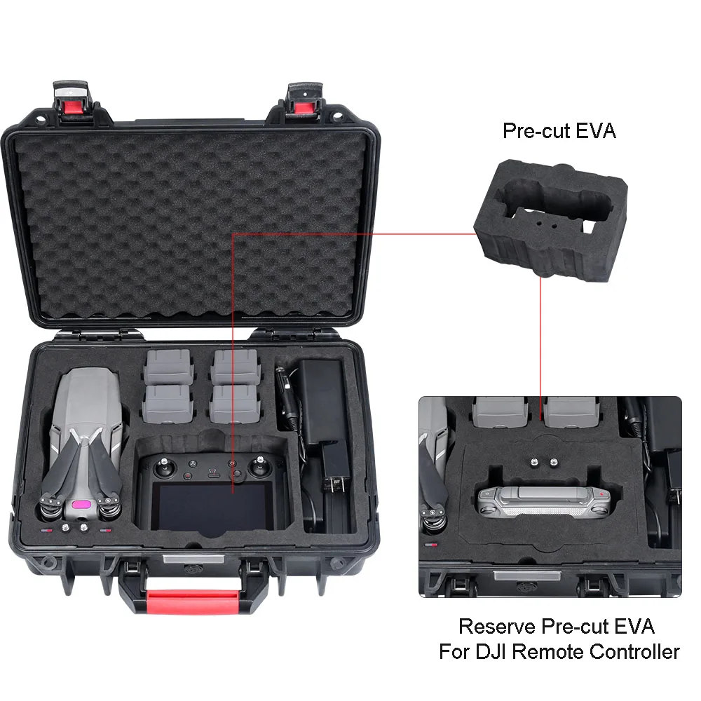 Smatree жесткий Водонепроницаемый переносной чехол для DJI Mavic Pro/Air 2/Pro и DJI умный контроллер для DJI Mavic 2 Zoom из АБС-пластика