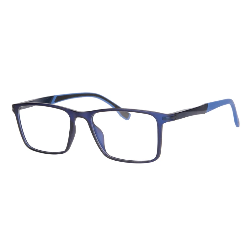 Блокировки синий свет компьютерные очки квадратной формы TR90 оптические оправы для очков противоусталостные радиационная защита очки мужские очки - Цвет оправы: C2 blue