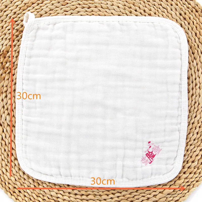 Baby Towel Washed Gauze Cotton Newborn Towels Five Suits Solid Baby Wipes Kids Towel Baby Face Towel Wash Cloth Baby Stuff