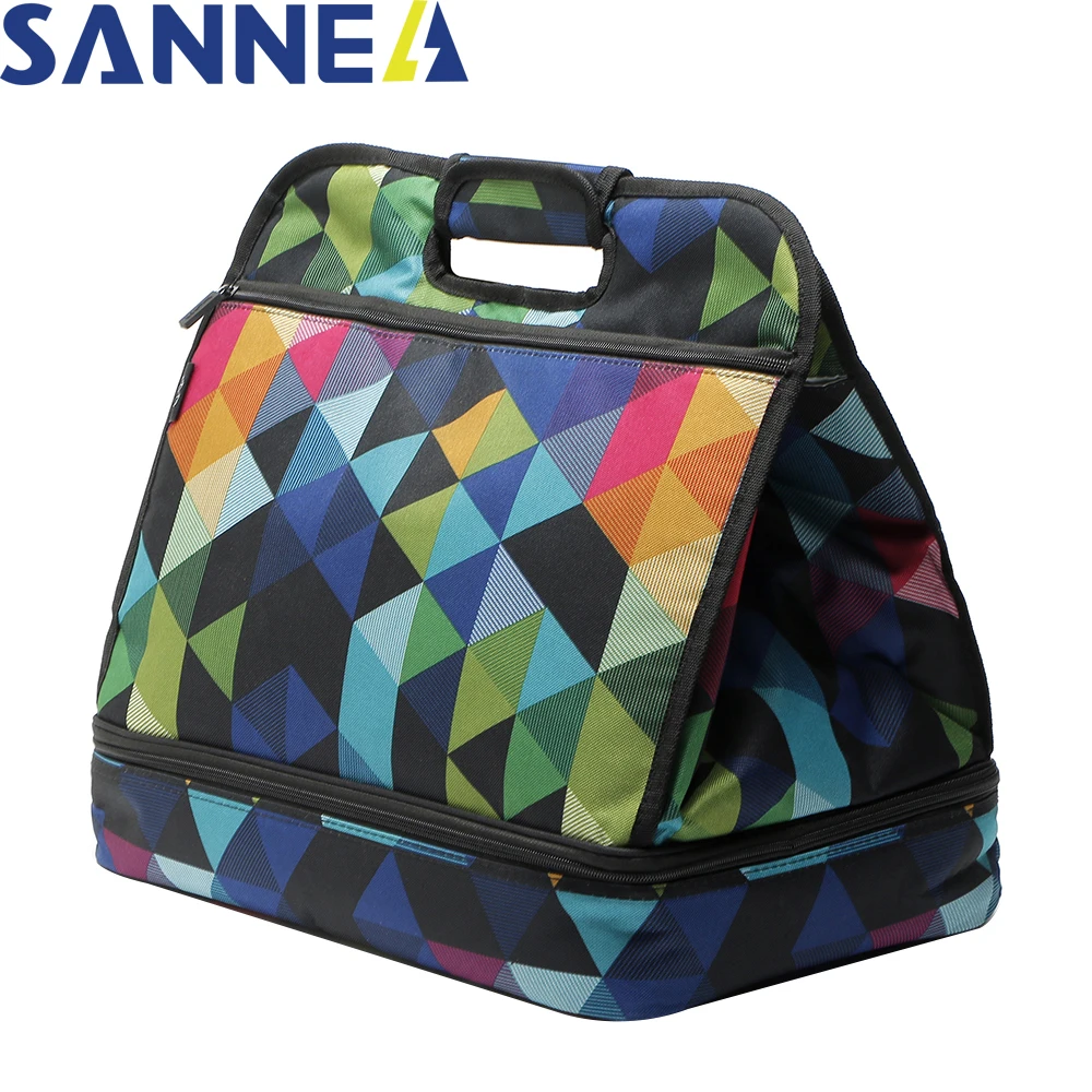 

SANNE Fashion Women Portable Lunch Bag Insulated Cooler Bags Thermal Food Picnic Lunch Bags Kids Lunch Box Bag Tote CX208