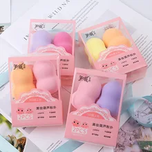 Форма тыквы Puff 2 шт макияж яйцевидные пуховки губка