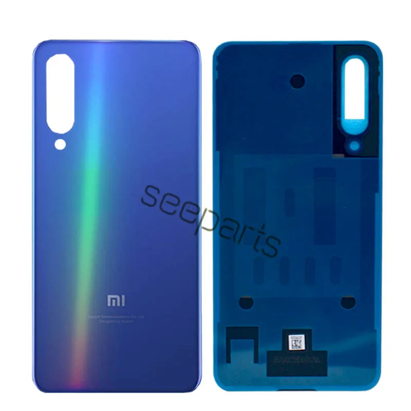 Для Xiaomi Mi 9 SE Задняя крышка батареи задняя дверь корпус стеклянная панель Замена