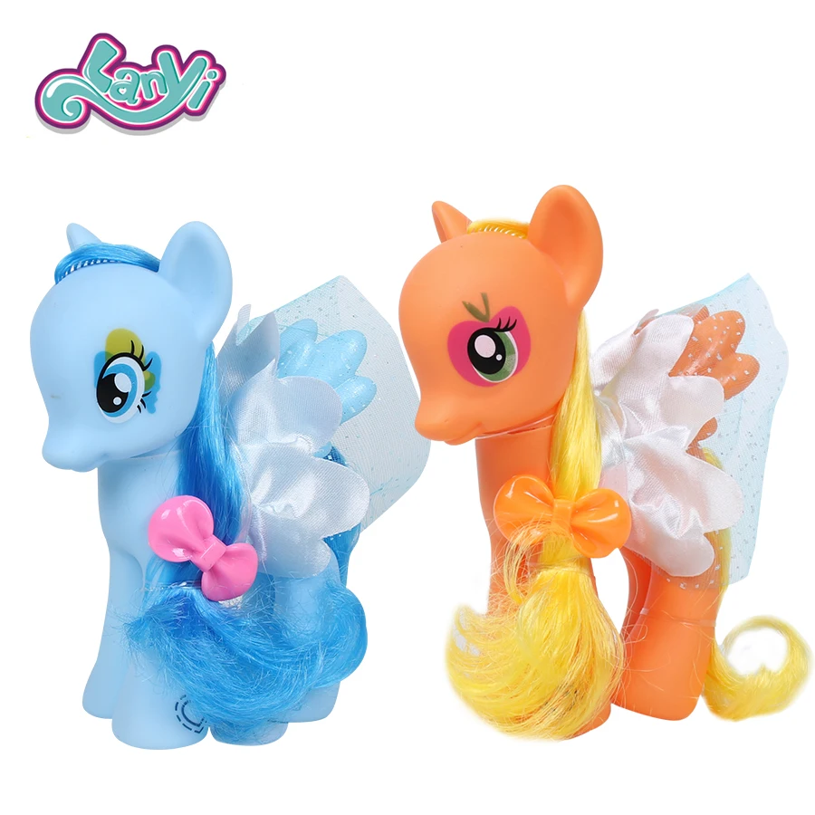 Lanyitoys оригинальная 5 дюймовая фигурка аниме my little ponies игрушки радуги маленькие