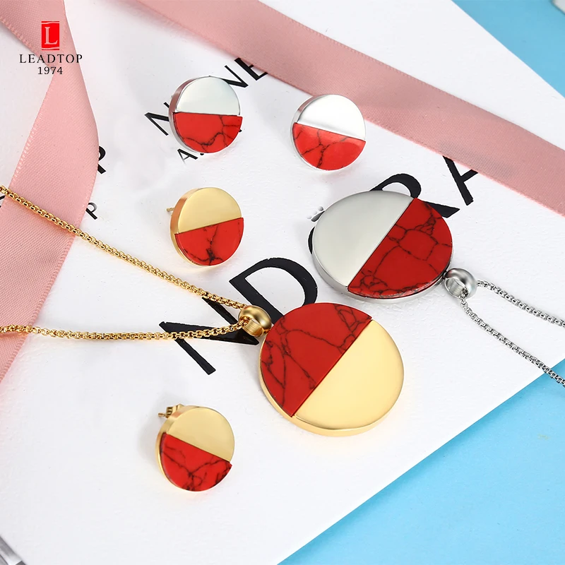 Red Jewelry Sets You Choose Color Stainless Steel Women Jewelry Sets Personalized Bridesmaid Jewelry Women Colorful
