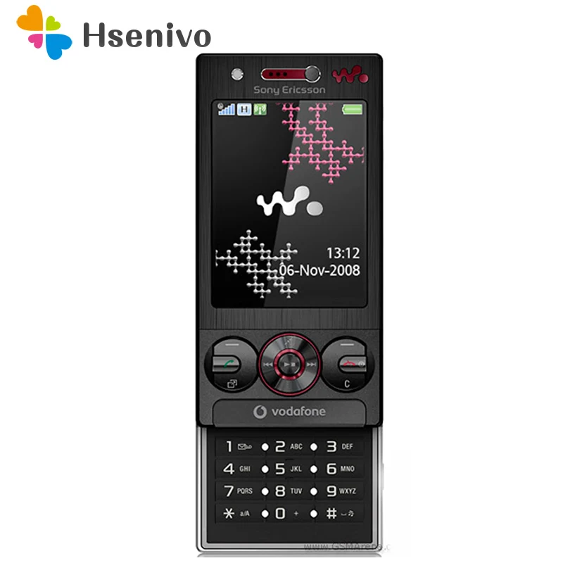 W715 100% Оригинальный разблокированный sony Ericsson W715 раздвижной мобильный телефон 3g Bluetooth FM разблокированный мобильный телефон Бесплатная