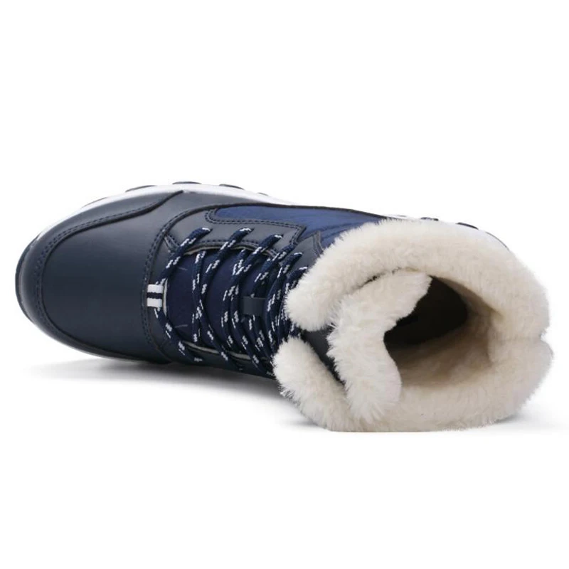 Femmes rouge Avec Épais De Plate Fourrure noir bleu Botas Imperméables Chaussures Neige Bottes Hiver Cheville White Antidérapantes Mujer Beige D'hiver forme nkOP80w