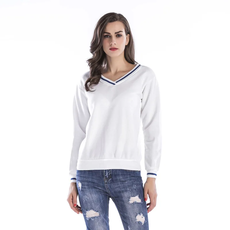 v neck hoodie women's