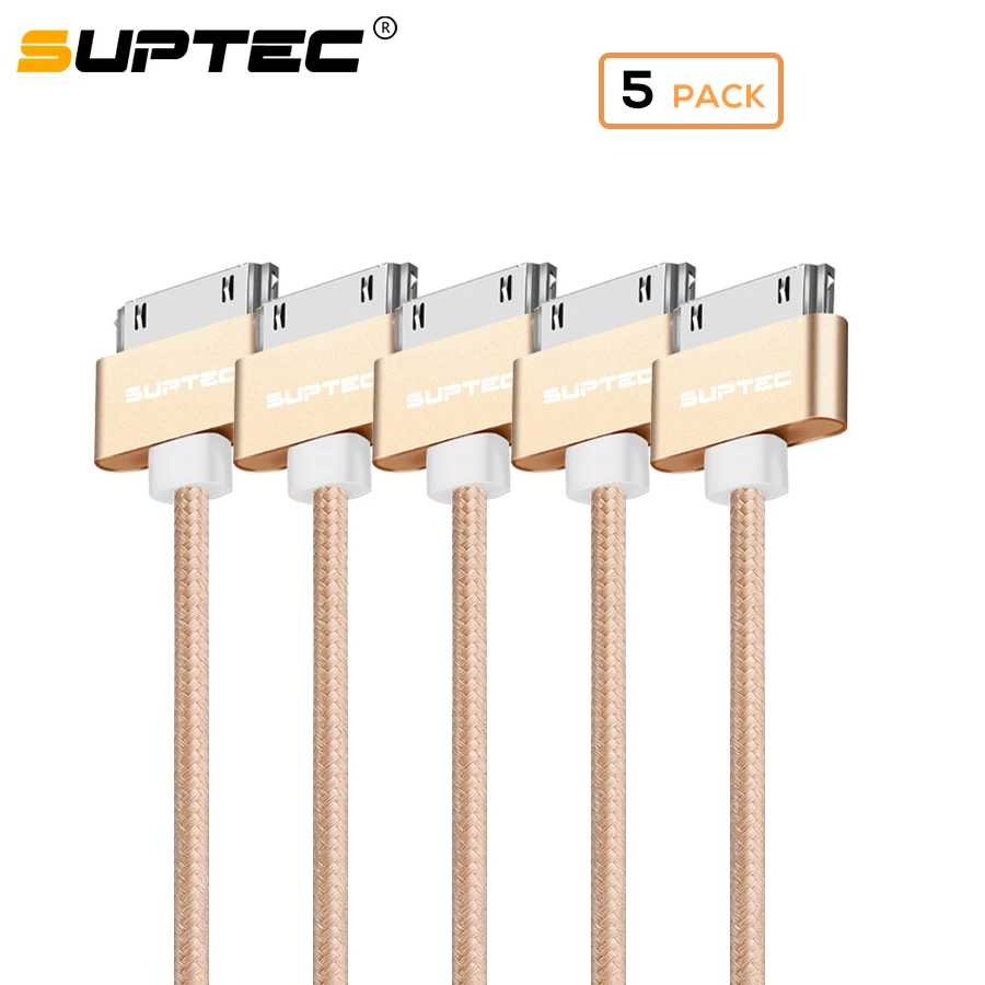 Câble USB Chargeur Et Synchronisation Pour IPhone 4/4S/3/3GS, IPad, IPod - Blanc Renforcé