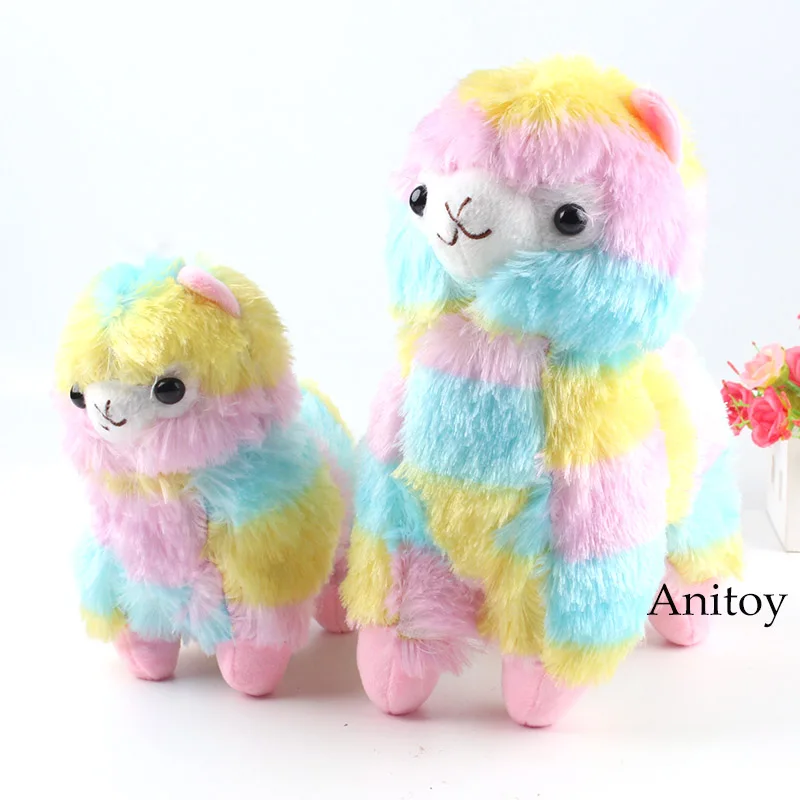 Rainbow Alpacasso Alpaca Plush Toy Japanese Soft Kawaii Plush Animals