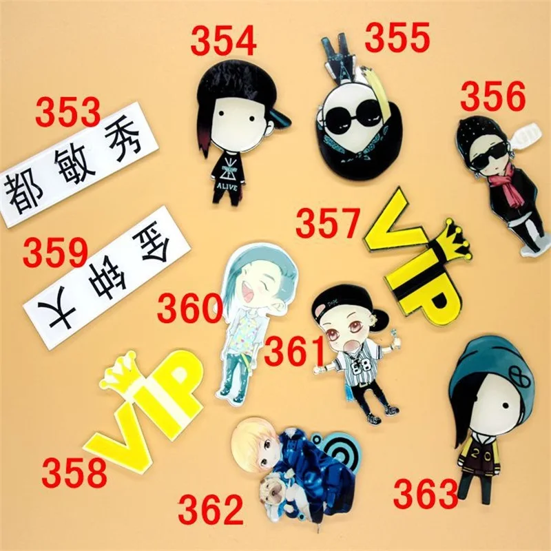 Акриловые Броши Cool GD EXO Luhan Wuyifan значок с животными брошь для рюкзака броши