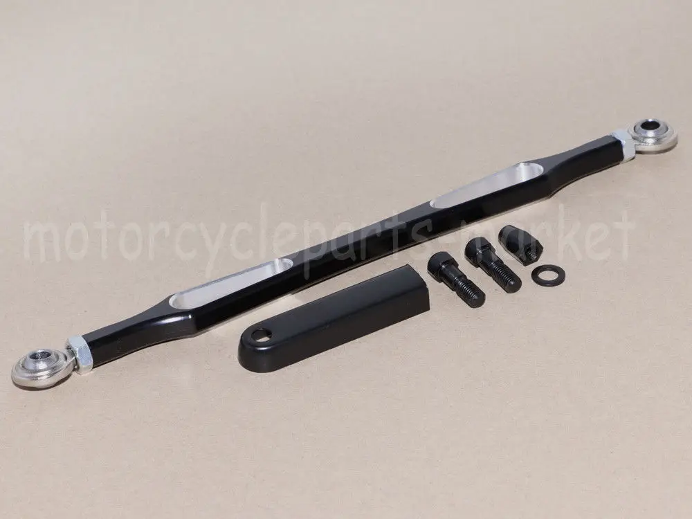 

Motorcycle Black Gear Shift Linkage Fit link case for Harley Softail Touring Road King Street Glide