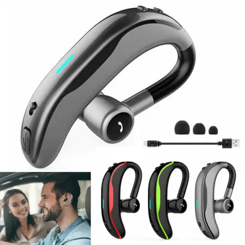 

Wireless Bluetooth Headset Hands Free Stereo Headphone Business Sport Earphone Bluetooth V4.1 Ear Hook Driving Headset 3D04