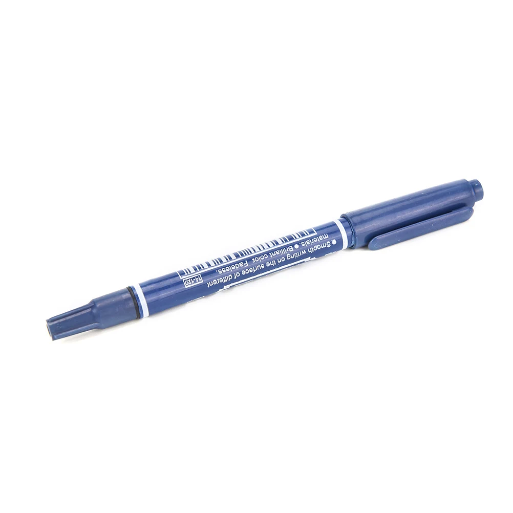 1 шт. 3 цвета двойные советы двойной головкой крюк линии Перманентная Краска Маркер ручка для CD DVD для медиа-дисков быстросохнущие ручки для