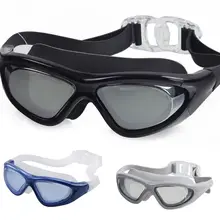 Профессиональные Взрослые плавательные очки водонепроницаемые регулируемые противотуманные и УФ unesex плавательные очки