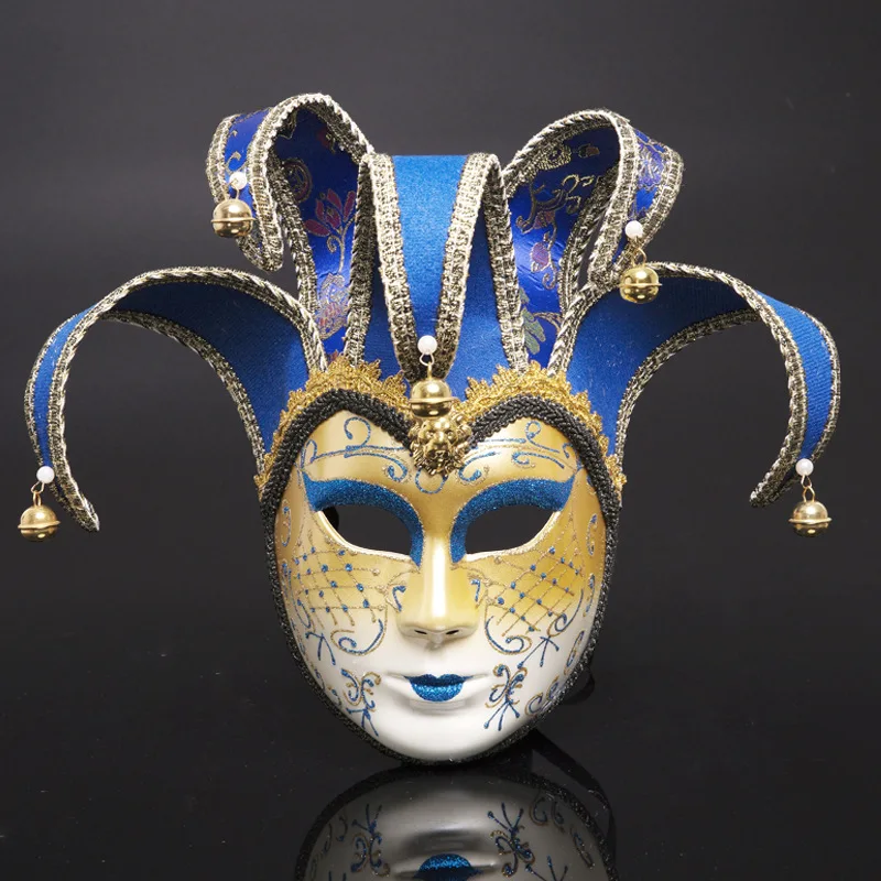 Cosplay Glamour Fashion Halloween Ball Party Mask Christmas Creative Venetian Makeup Performance Mask Shiny Gold Powder Mask