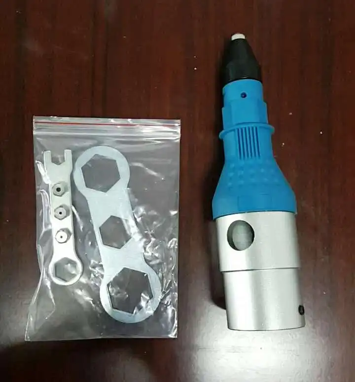 3/16" Riveter Adapter with Aluminum Tube for electric drill and battery drill