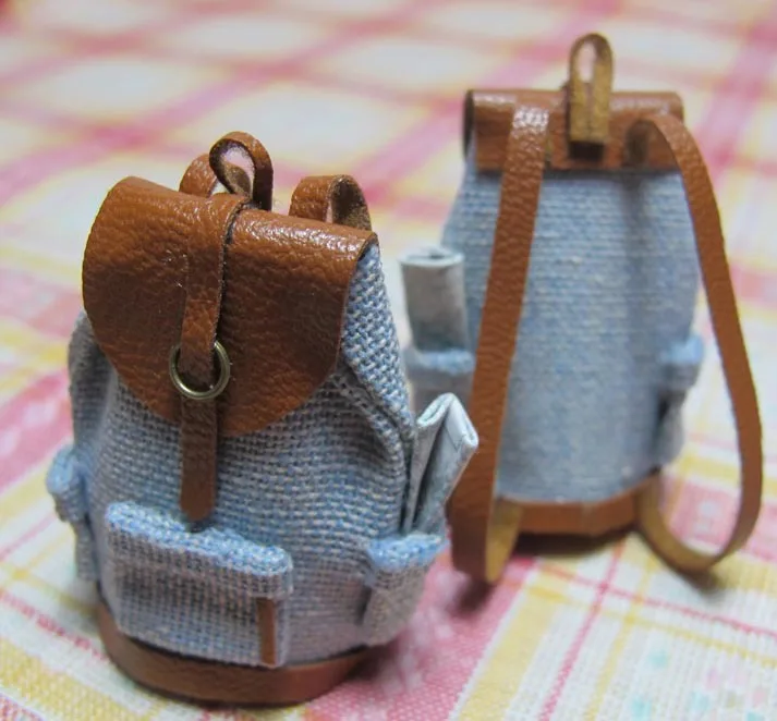 miniature backpack for dolls