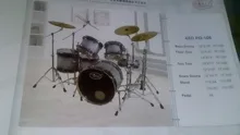 2016 Limited Real Bateria Eletronica Musical Wholesale Professional Performance 5 Drum Cymbal Drums Jbpvt