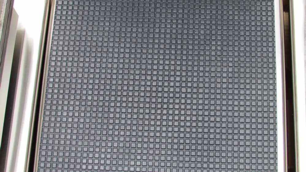 Fabricante de waffle elétrico quadrado dado forma