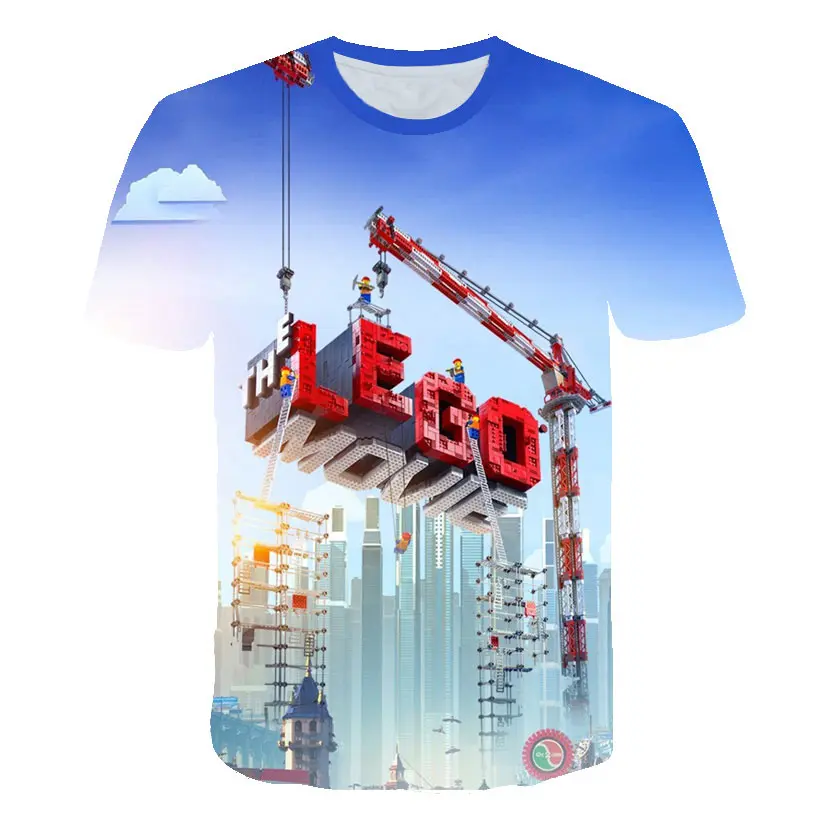 

Brand Harajuku Cartoon Anime The Lego Movie 3D Print T Shirt / Sweatshirt / Hooded Unisex T Shirt Movie Hip Hop Style Tops