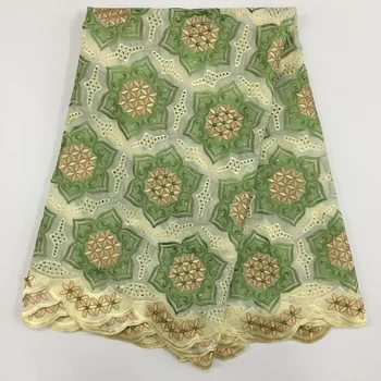 

High Quality Swiss Voile Lace 2017 African Voile Swiss Lace Fabric African Swiss Cotton Voile Lace Fabric With Stone For Wedding