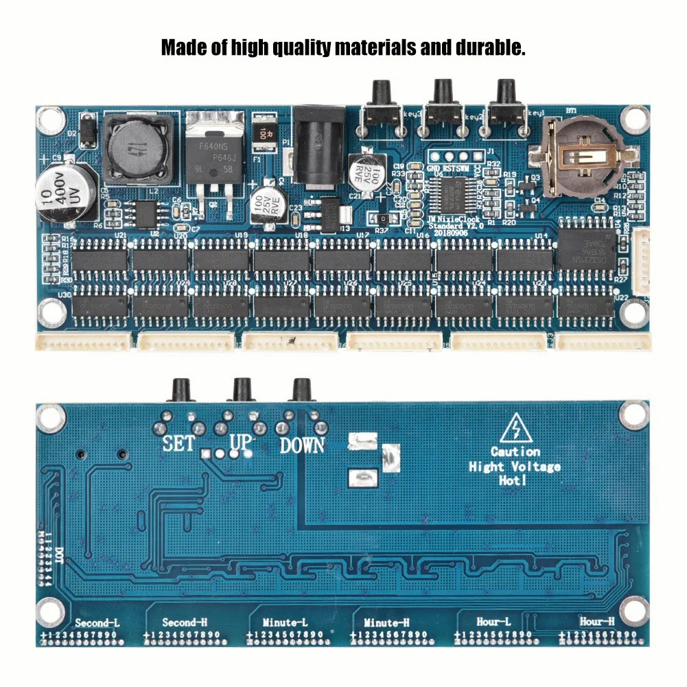 DIY IN14 PCBA цифровые часы, набор для самостоятельной сборки 11 В-13 в зарядная Модульная плата С ПЛОСКИМ КАБЕЛЕМ горячая Распродажа