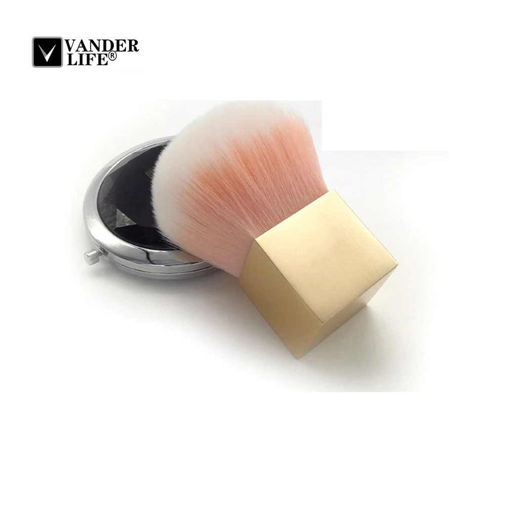 New Arrive 1Pcs Portable Short handle Loose Powder Brush Foundation