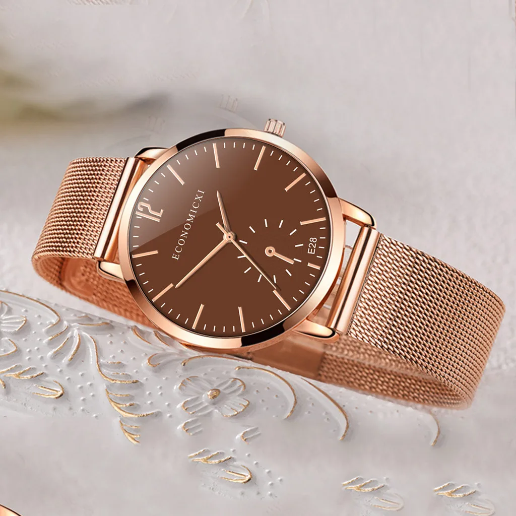 

Wristwatch relojio mujer Simple Small Round Bracelet Watches 2019 Casual Quartz Watch Waches Women Watches Gift Relogio Feminino