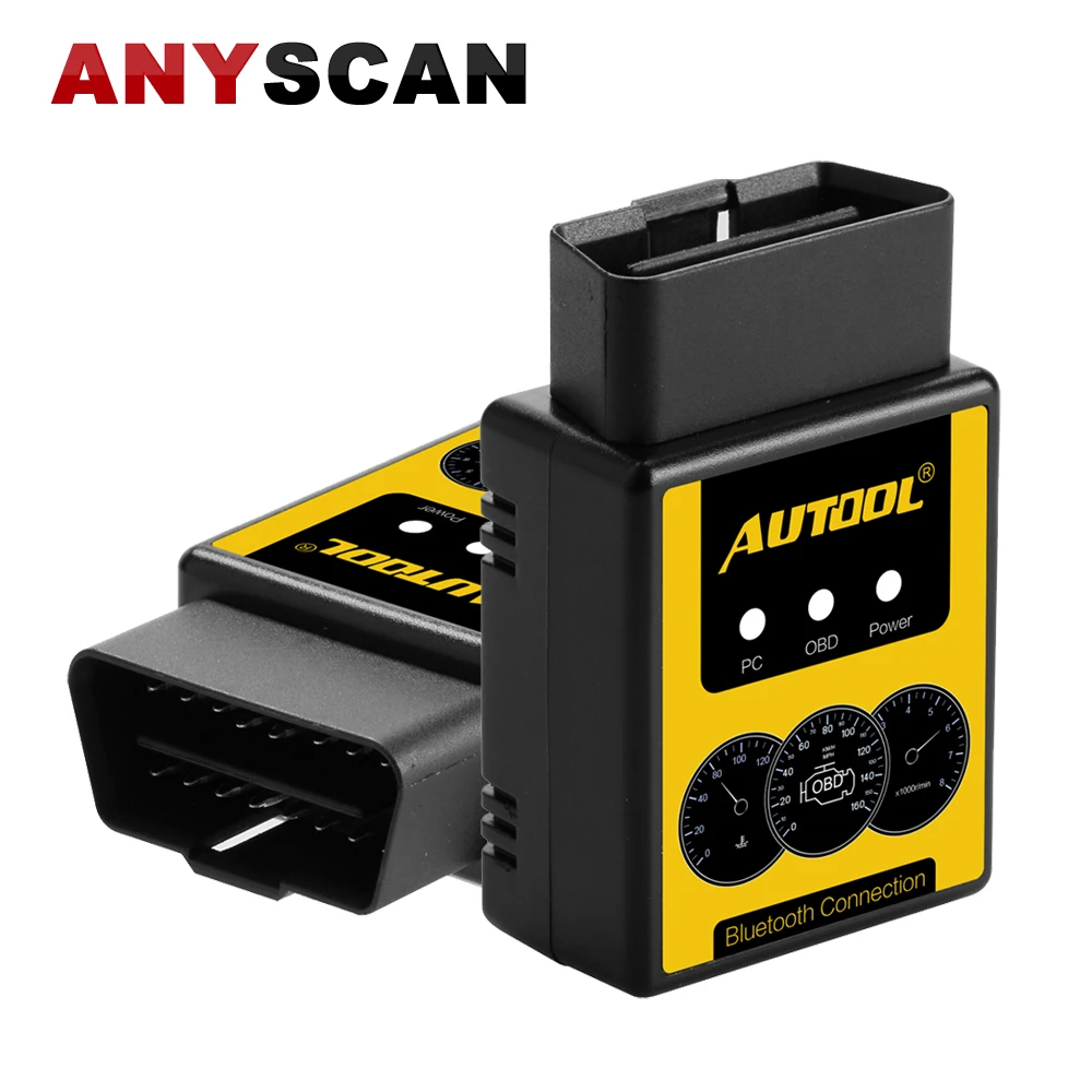 AUTOOL Super Mini ELM327 v2.1 V1.5 с PIC18F25K80 чип для считывания кодов сканирующий инструмент Bluetooth