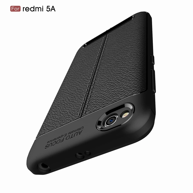 WhaY кожаный чехол для Xiaomi Redmi 5A крышка мягкая TPU силиконовая САППУ задняя ксиоми Xiomi