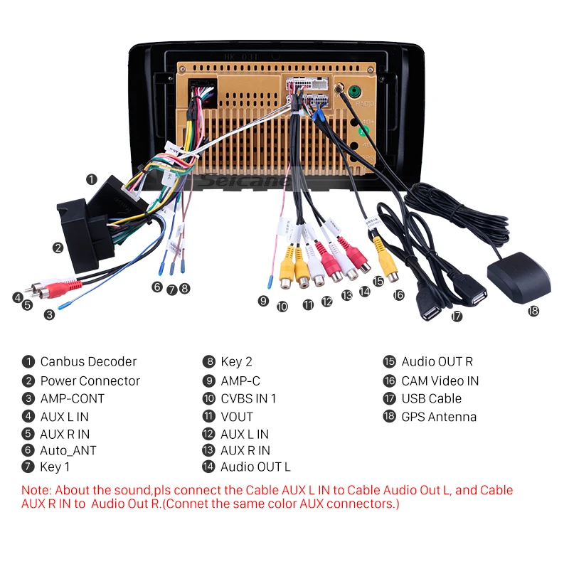 Flash Deal Seicane Android 8.1 Car Radio Head Unit For Mercedes Benz R Class W251 R280 R300 R320 R350 R63 2006-2013 Multimedia Player GPS 4