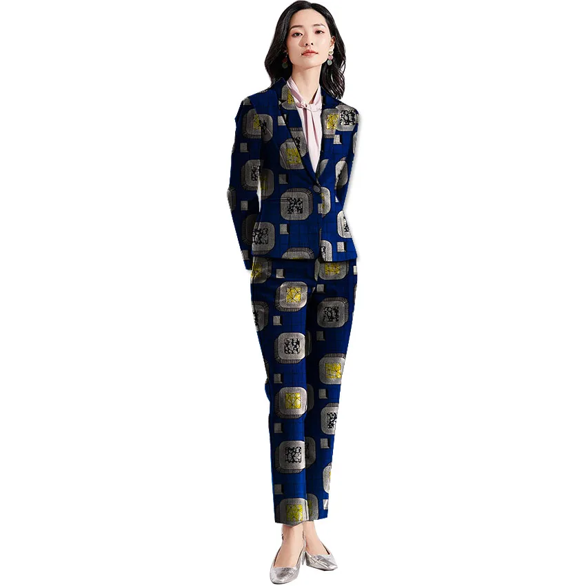 Fashion African print women blazers with trousers set clothing ladies pant suits custom dashiki suits for ladies - 32950249043 Fashion African print women blazers with trousers set clothing ladies pant suits custom dashiki suits for ladies - 32950249043