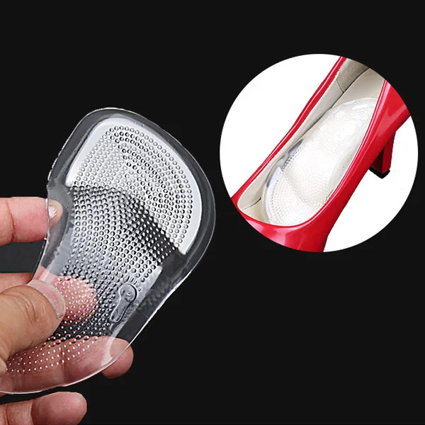 

4pcs Silicone Gel Orthotic Arch Pad Arch Support Insole Flat Foot Relieve Pain Orthopedics Insert WML99