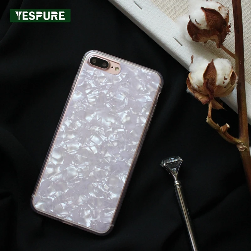 

YESPURE Marble Cell Phone Cases for Apple IPhone X/6/6s/6plus/6s Plus/7/7plus/8/8 Plus TPU Soft Phone Cover Antigravity