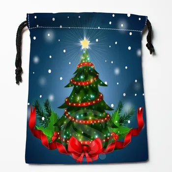 

TF&160 New Christmas tree #!39 Custom Printed receive bag Bag Compression Type drawstring bags size 18X22cm #812#160TK