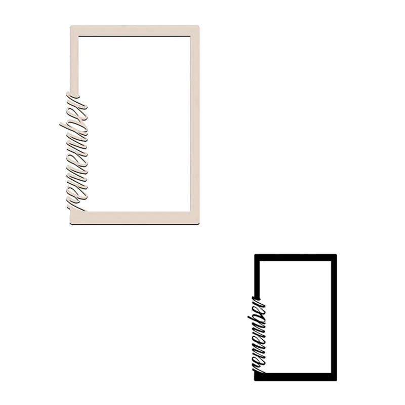 

Naifumodo Cuts Dies Album Frame Metal Cutting for DIY Scrapbooking Craft Card Embossing Die Cut New Template Stencil