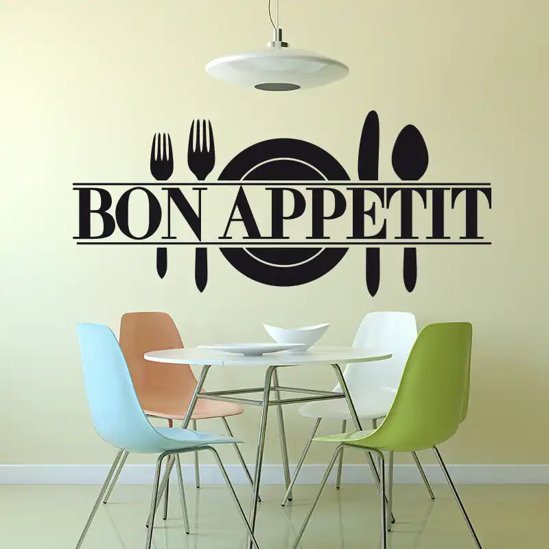 Calcomania De Vinilo Para Pared Con Diseno Artistico De Buen