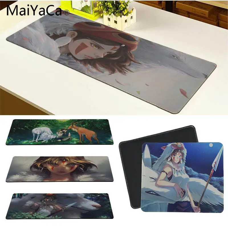 

MaiYaCa Princess Mononoke Office Mice Gamer Soft Mouse Pad Size for 30x80cm and 30x90cm Gaming Mousepads