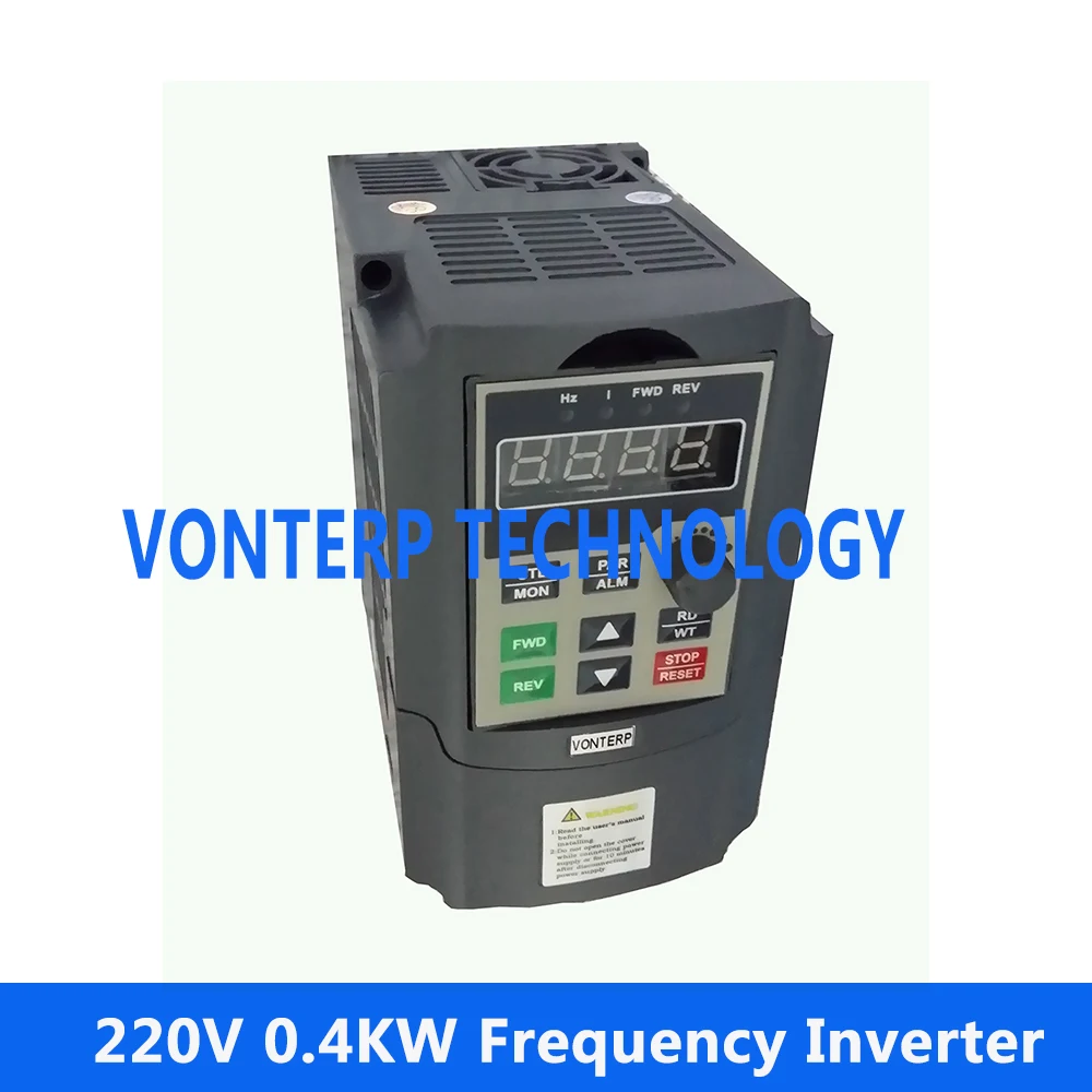 

VTP5M-0R4-G1 220v 0.4KW 2.5A single phase input and 220v 3 phase output ac motor speed controller/VSD