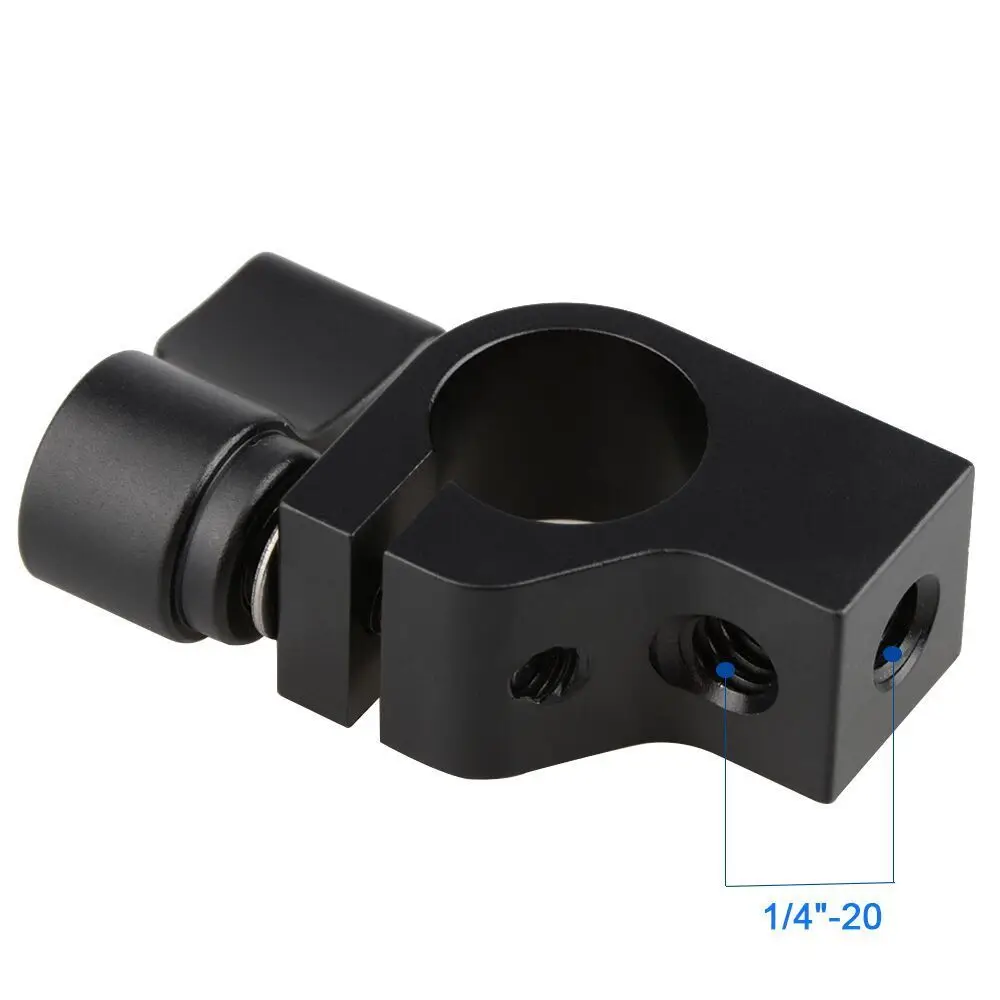 CAMVATE 1/4 &quotРезьбовое крепление рельсовый блок стержень зажим 15 мм DSLR Риг поддержка