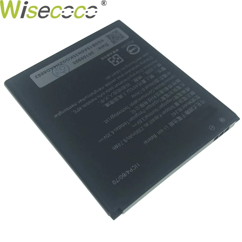 Wisecoco BL242 2300 мА/ч 3 8 V Батарея для lenovo K3 K30 W T A6000 A3860 A3580 A3900 A6010 плюс телефон