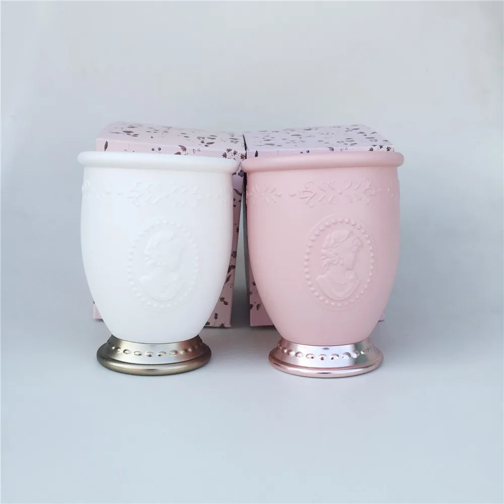 Держатель кисти LesM Laduree Queens белый/розовый Роскошный контейнер для хранения